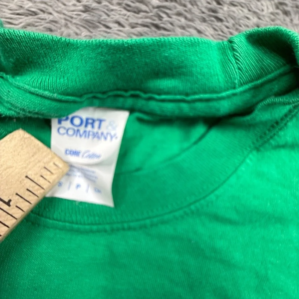 Trader Joe's Crew Employee Work Shirt NWOT Crew Neck Long Sleeve Uni S Green